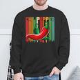 Vintage Chili-Peppers Red Hot Vintage Vegetable Peppers Sweatshirt Gifts for Old Men