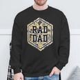 Vintage Rad Camo Dad Daddy Papa Happy Father's Day For Men Sweatshirt Gifts for Old Men