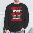 Vorsicht Nager In Der Puberty Nie Slogan Sweatshirt Geschenke für alte Männer