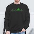 Wald Baum Herzschlag Geschenk Holz Bäume Wandern Sweatshirt Geschenke für alte Männer