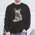 Wild Dog Making Eye Contact For Wild Dog Fans Sweatshirt Gifts for Old Men