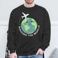 World Travel Around The World Trip Holidays Sweatshirt Geschenke für alte Männer