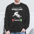 The Wrestling Calls Retro Wrestling Wrestling Sweatshirt Geschenke für alte Männer