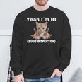 Yeah I'm Bi Boob Inspector Sweatshirt Geschenke für alte Männer