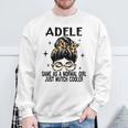 Adele Costume Cute Definition Personalised Name Adele Gray Sweatshirt Geschenke für alte Männer