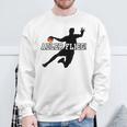 Adler Flieg Handball Fan Outfit Gray Sweatshirt Geschenke für alte Männer