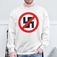 Anti-Nazi Anti-Facist Anti-Dictators Anti-Evil Sweatshirt Gifts for Old Men