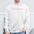 Bisous Kisses Graphic Blue S Sweatshirt Geschenke für alte Männer