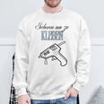 Born To Stick Motif For All Fans Of Diy & Crafts Gray Sweatshirt Geschenke für alte Männer