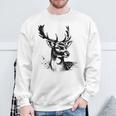 Chasseur Daim Cerf Motiv Chasse Chasseur Sweater e Cadeaux pour les vieillards