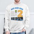 Children's 2 Years Boy Little Bus Driver 2Nd Birthday Bus Articulated Bus Sweatshirt Geschenke für alte Männer