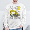 Children's Digger 2 Years Construction Site 2Nd Birthday Boys Sweatshirt Geschenke für alte Männer