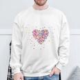 Confetti In Heart Carnival Confetti Costume Outfit Sweatshirt Geschenke für alte Männer