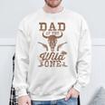 Dad Of The Wild One Birthday Cowboy Western Family Sweatshirt Gifts for Old Men