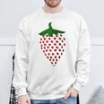 Delicious Strawberry Costumeegan Strawberry Fruit Fun Red Sweatshirt Geschenke für alte Männer