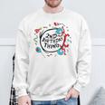 Dr Seuss 2Nd Birthday Thing Gray Sweatshirt Geschenke für alte Männer