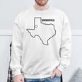 Epic Threadz Carte De L'état Du Texas Brownfield Tx Sweater e Cadeaux pour les vieillards