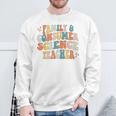 Family And Consumer Science FACS FCS Teacher Back To School Sweatshirt Gifts for Old Men