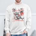 Feral Raccoon Summer Vacation Sweatshirt - Fun Meme Style Gifts for Old Men