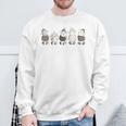 Five Wool Sheep I Sheep With Comic Sheep Sweatshirt Geschenke für alte Männer