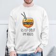 Fun Halt Stop Es Ist Obst Im Haus Aperoliker Spritzz Club Sweatshirt Geschenke für alte Männer