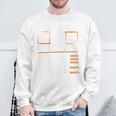 Masonry Hourly Wage With Back Print Backprint Work Sweatshirt Geschenke für alte Männer