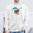 Hamsti Schlafi Schlafi Sad Hamster Schlafi Schlafi Blue Sweatshirt Geschenke für alte Männer