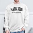 Harvard Massachusetts Maintage Athletic Sports Gray Sweatshirt Geschenke für alte Männer