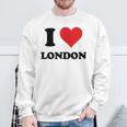 I Heart London Nombre I Love Cosas Personalizadas Camisa de entrenamiento Regalos para ancianos