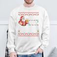 Hoho Hol Mir Mal Ein Bier- Christmas Long-Sleeved Sweatshirt Geschenke für alte Männer