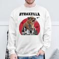 Hyraxzilla Rock Hyrax Lover Awawa Angry Marmot Gray Sweatshirt Geschenke für alte Männer