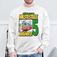 Ich Bin 5 Straßenbahnen Straßenbahn Children's Birthday Party Sweatshirt Geschenke für alte Männer