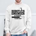 Ingeniero De Robótica En Progreso Por Favor Espere Robot Ingeniero Camisa de entrenamiento Regalos para ancianos