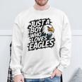 Just A Boy Who Loves Eagles Lover Boys Eagle Sweatshirt Gifts for Old Men