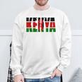 Kenya Flag Kenya Safari Kenyan Apparel Sweatshirt Gifts for Old Men