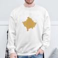 Kosovo Flag Nation Cosovaria Supporter Kosovo Blue Sweatshirt Geschenke für alte Männer