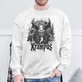 Kramperl Perchten Knecht Ruprecht Christmas Demon Krampus Gray Sweatshirt Geschenke für alte Männer