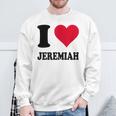 I Love Jeremiah Sweatshirt Geschenke für alte Männer