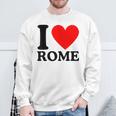 I Love Rome I Heart Rome Camisa de entrenamiento Regalos para ancianos