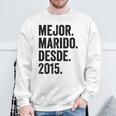 Mejor Marido Desde 2015 9 Aniversario De Boda 9 Años Camisa de entrenamiento Regalos para ancianos