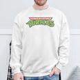 Nage Mutant Ninja Turtles Retro Logo Blue Sweatshirt Geschenke für alte Männer