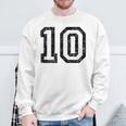 Number 10Intage Sweatshirt Geschenke für alte Männer