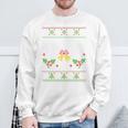 Peace I Come In Peace Matching Ugly Christmas Jumper Sweatshirt Geschenke für alte Männer