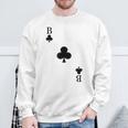 Playing Card Cross Bube Card Game Day Carnival Costume Sweatshirt Geschenke für alte Männer