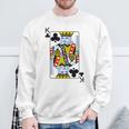 Playing Card King Of Clubs I Cross King S Sweatshirt Geschenke für alte Männer