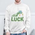 Pushing My Luck Tractor St Patrick Day Toddler Boy Men Sweatshirt Gifts for Old Men