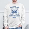 Raccoon Meme Sweatshirt - Sarcastic Humor - Cozy Unisex Pullover Gifts for Old Men