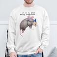 Raccoon Trash Panda Sweatshirt - Funny Comfort for Animal Lovers Gifts for Old Men