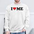 Red Heart I Love Me Sweatshirt Geschenke für alte Männer