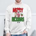 Rick & Morty Merry Rickmas Blue Sweatshirt Geschenke für alte Männer